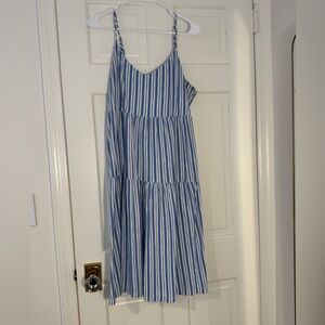 GAP Blue and White Textured Fabric